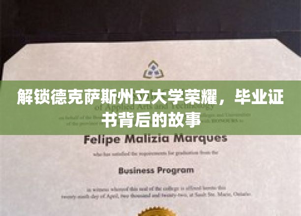 德克萨斯州立大学毕业证书，探寻荣耀背后的传奇故事