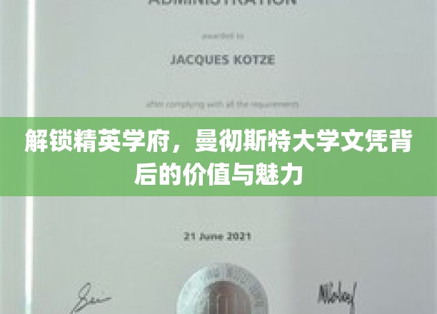 探秘曼大文凭，精英学府的价值密码与无限魅力