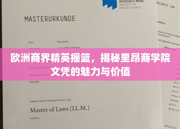 欧洲商界璀璨明珠，里昂商学院学位的非凡力量与深远影响