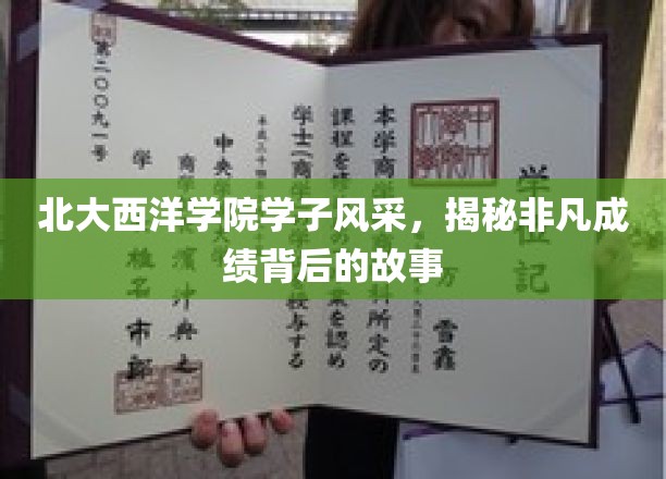 北大西洋学院骄子荣耀，探寻非凡成就的幕后传奇