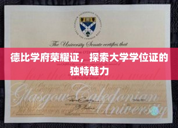 学位荣耀之路，德比学府揭秘学位证的非凡风采