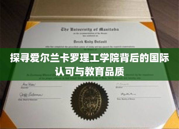 探寻爱尔兰卡罗理工学院背后的国际认可与教育品质