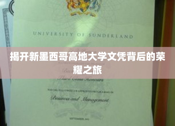 探索新墨西哥高地大学学位的光辉传奇