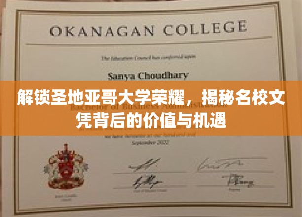 圣地亚哥大学辉煌揭秘，名校文凭的非凡价值与无限机遇