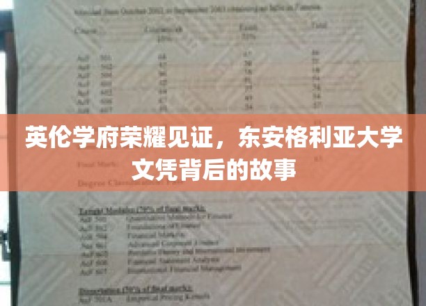 探寻东安格利亚大学荣耀背后的学术传奇