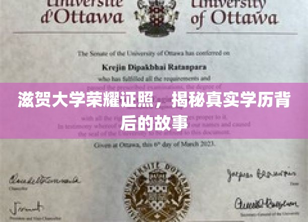 滋贺大学荣耀证照，揭秘真实学历背后的故事