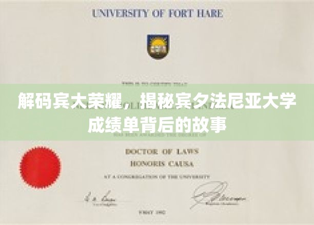 解码宾大荣耀，探寻宾夕法尼亚大学成绩单背后的故事