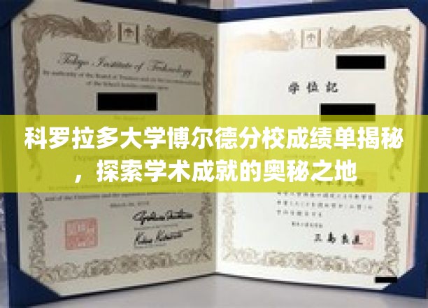 科罗拉多大学博尔德分校，揭秘学霸摇篮的学术秘境