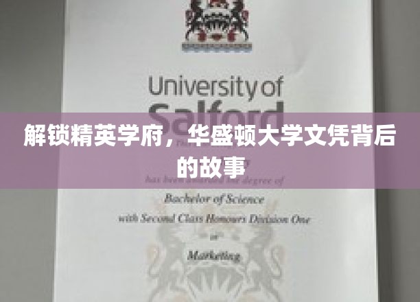 华盛顿大学精英养成记，揭秘文凭背后的不凡历程