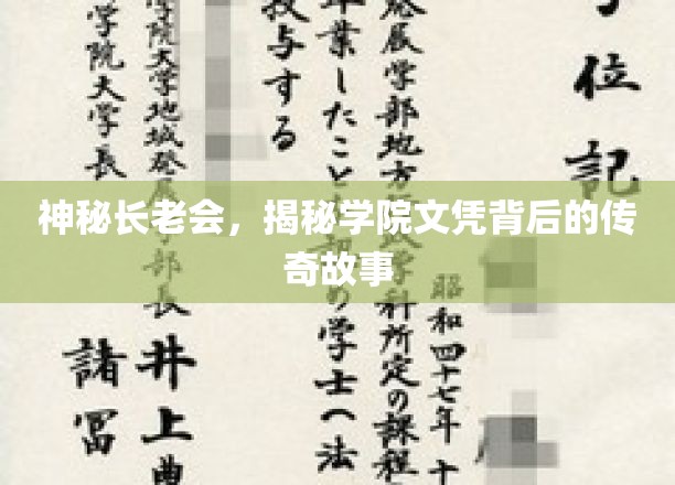 文凭之谜，学院长老会背后的不为人知传奇