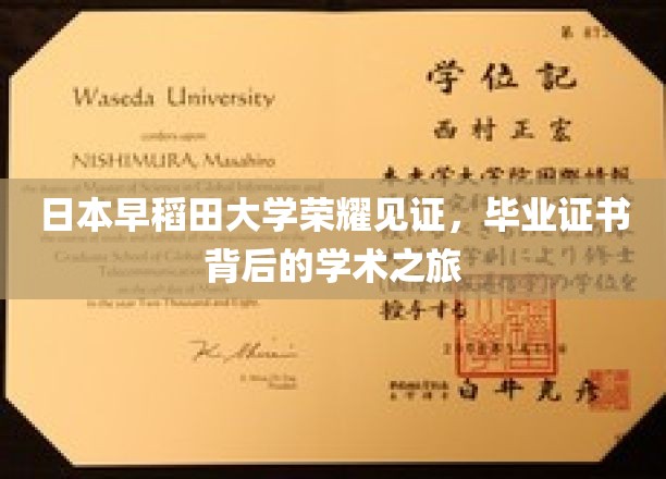 日本早稻田大学荣耀见证，毕业证书背后的学术之旅