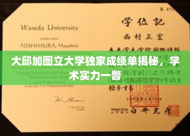 解码大邱加图立大学，一窥其卓越学术风采的神秘面纱