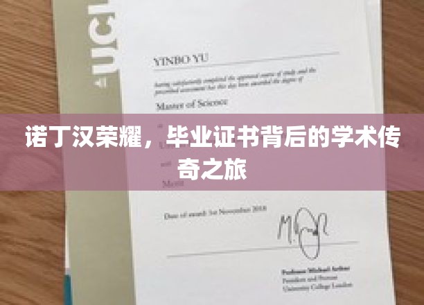 诺丁汉传奇，毕业证书见证的学术征途辉煌