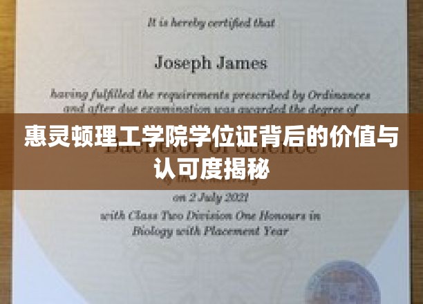 解码惠灵顿理工学院学位证的全球影响力与职场通行证