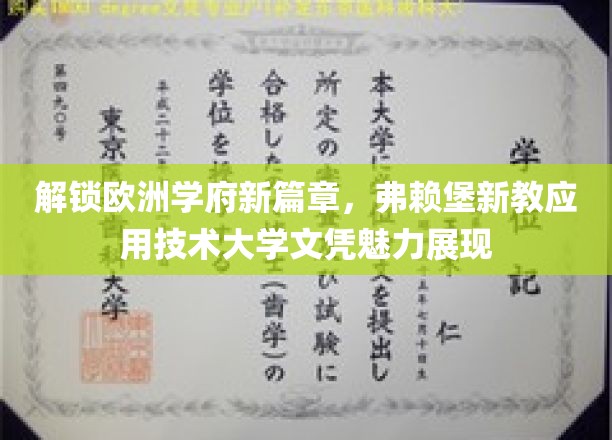 解锁欧洲学府新篇章，弗赖堡新教应用技术大学文凭魅力展现