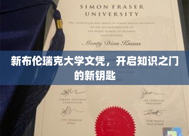 解锁未来，新布伦瑞克大学文凭，开启无限知识殿堂的钥匙
