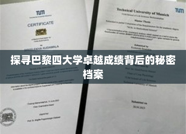 解码巴黎四大传奇，揭秘学术巅峰的秘密宝藏