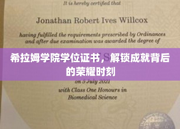 希拉姆荣耀，揭秘学位证书背后的非凡成就之路