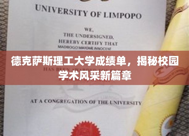 德州理工新篇章，揭开学术成绩单背后的校园风采面纱