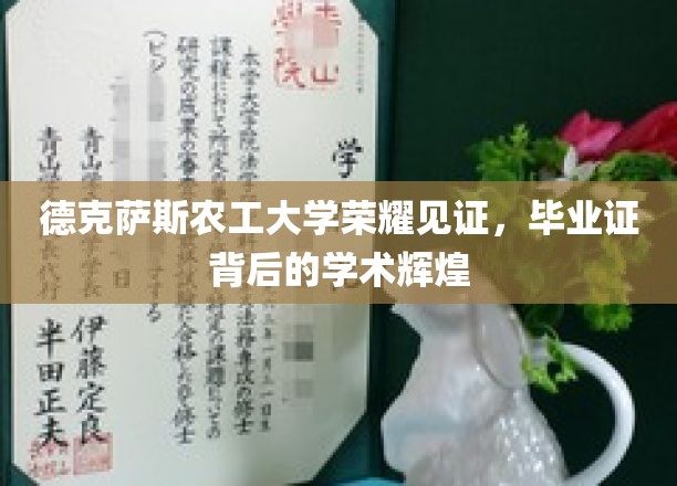 德克萨斯农工大学荣耀见证，毕业证背后的学术辉煌