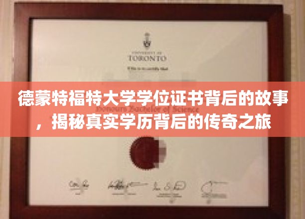 德蒙特福特大学学位证背后的传奇，一场学历探寻之旅