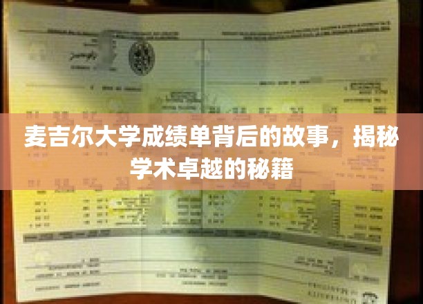 探寻麦吉尔大学成绩单背后的传奇，解码顶尖学术成就的奥秘