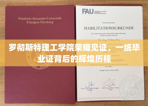 罗彻斯特理工骄子荣耀路，毕业证书背后的非凡征程
