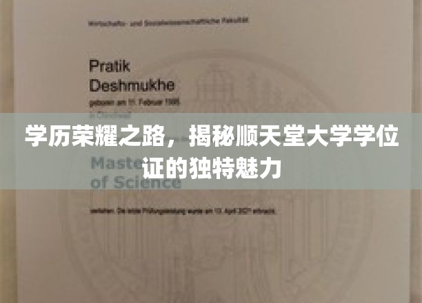 顺天堂大学学位证，探索隐藏在学历背后的独特荣耀印记
