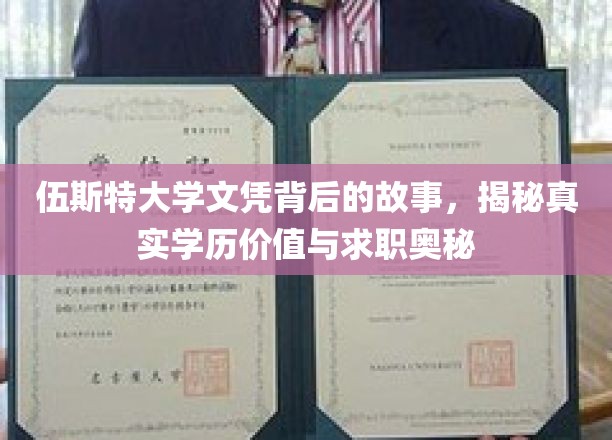 探寻伍斯特大学文凭真相，揭秘学历价值与职场敲门砖