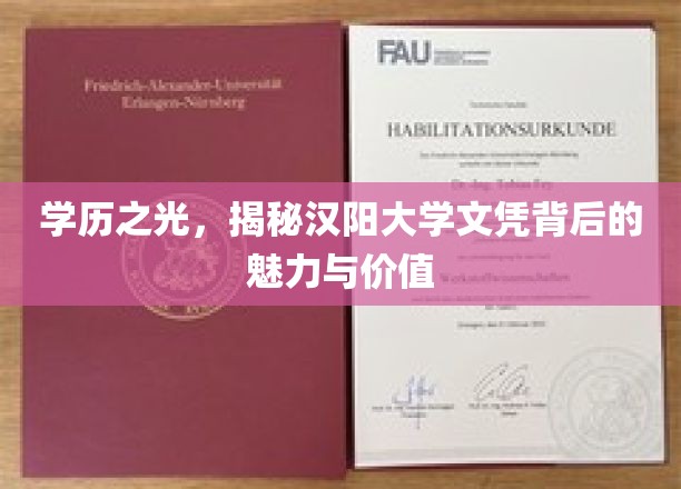 学历之光，探寻汉阳大学文凭背后的魅力与价值