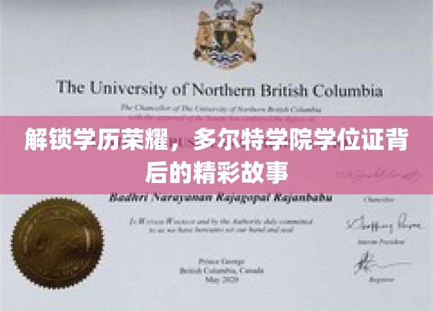 解锁学历荣耀，多尔特学院学位证背后的精彩故事