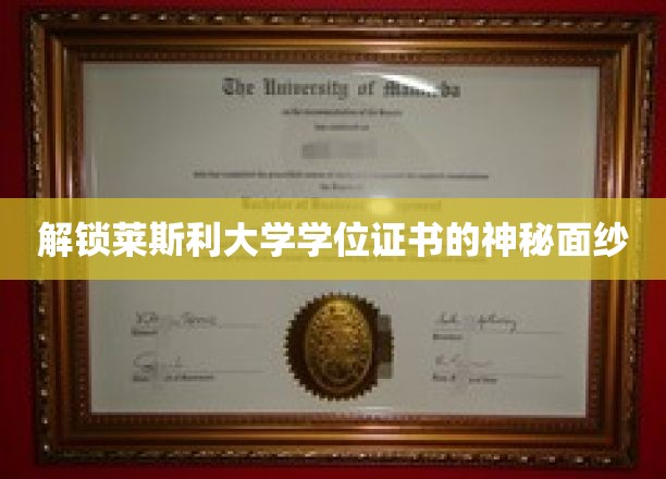 探寻莱斯利大学学位证书背后的非凡奥秘