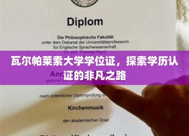 解锁学历新境界，瓦尔帕莱索大学学位证的非凡认证之旅