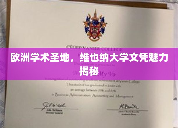 探索维也纳大学，欧洲学术明珠的文凭价值与魅力