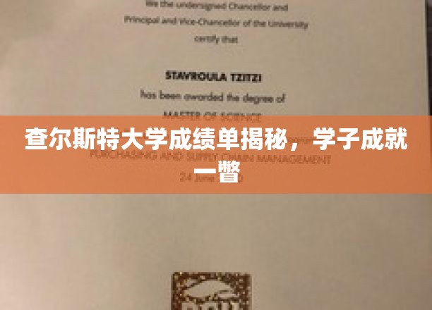 查尔斯特学子风采录，揭秘高分背后的故事