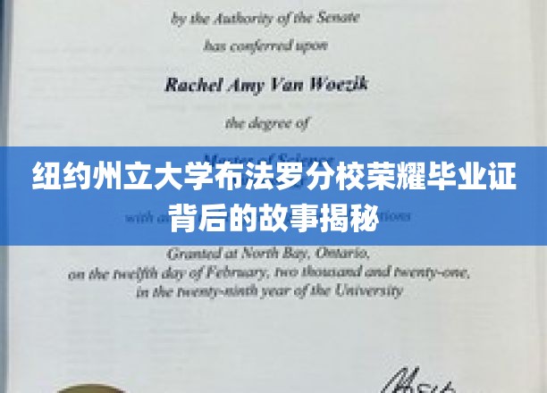 纽约州立大学布法罗分校荣耀毕业证背后的故事揭秘