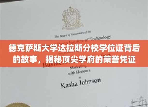 德克萨斯大学达拉斯分校学位证背后的故事，揭秘顶尖学府的荣誉凭证