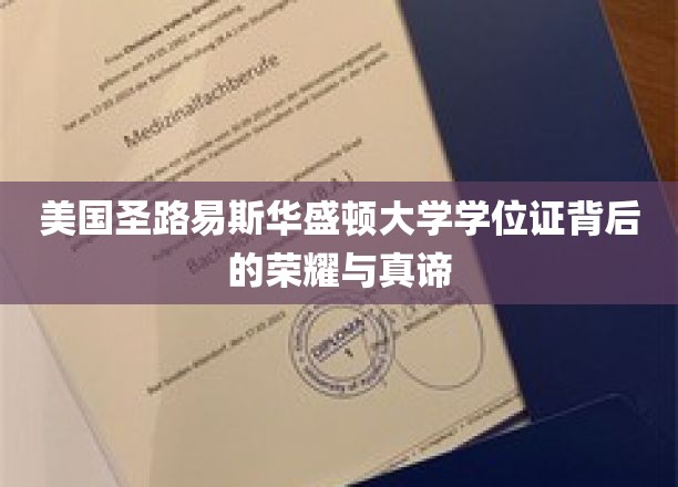 美国圣路易斯华盛顿大学学位证背后的荣耀与真谛