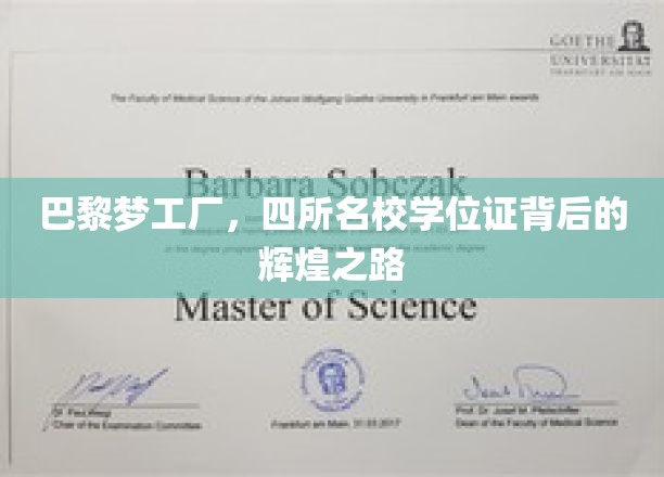 巴黎四重奏，学位背后的追梦之旅