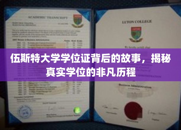 探索伍斯特大学学位证的传奇历程，一纸证书背后的故事揭秘