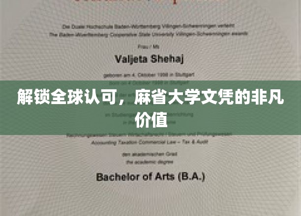 麻省大学文凭，国际通行证，开启无限可能