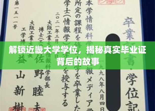 探寻近畿大学学位之谜，毕业证背后的传奇历程