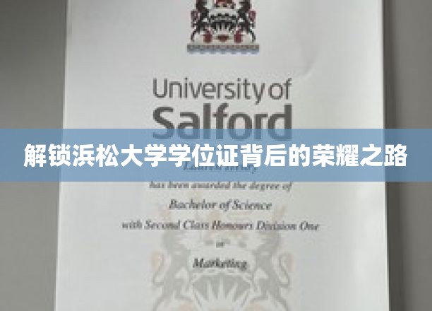 解锁浜松大学学位证背后的荣耀之路