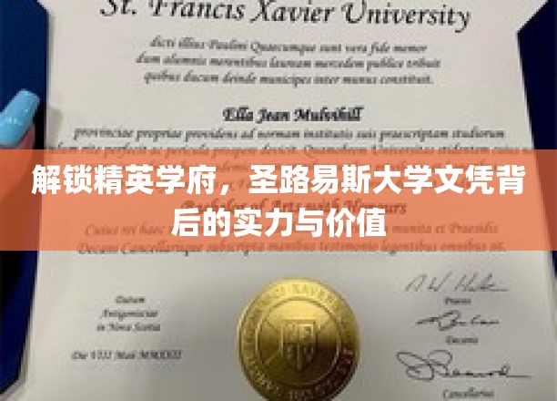 揭秘圣路易斯大学，精英摇篮中的文凭魅力与潜力
