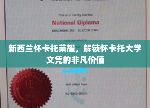 怀卡托荣耀，揭秘怀大文凭的独特魅力与无限可能