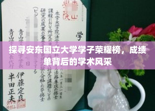 探寻安东国立大学学子荣耀榜，成绩单背后的学术风采