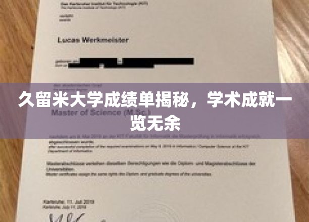 解码久留米大学，一窥学术精英背后的成绩单风采