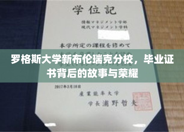 探索罗格斯大学新布伦瑞克分校，毕业证书中的传奇荣耀与深刻故事