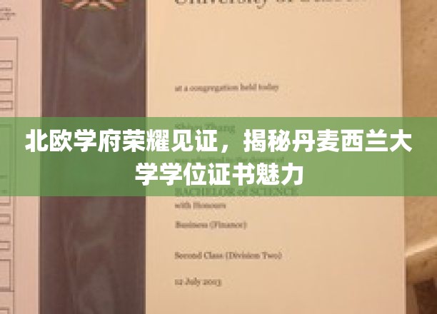探寻丹麦西兰大学证书的北欧风采与独特魅力