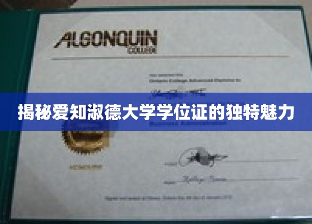 揭秘爱知淑德大学学位证的独特魅力